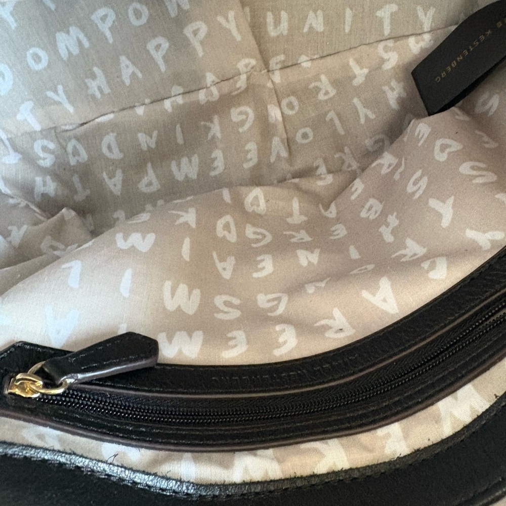 Aimee Kestenberg Black and Cream Crossbody Bag - Picture 8 of 10